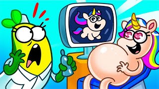 What's In Your Belly, Unicorn?! 🦄 Rich VS Poor Family Challenge 🥑 Avocadoo Cartoon