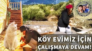 Köy Evimiz İçin Çalışmaya Devam! Yürüyüş Yolu Yaptık | Bahçemize İlk Kar Yağdı!