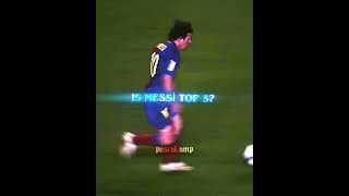 Is messi top 1?