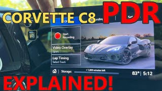 CORVETTE C8 PDR (PERFORMANCE DATA RECORDER) EXPLAINED!