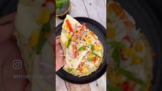 Ever tried this cheesy bread omelette recipe? #myfunfoodgallery #youtubeshorts