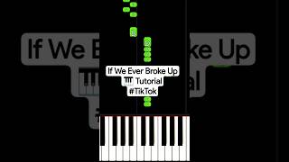 If We Ever Broke Up (Piano Tutorial) #TikTok #easypianotutorial