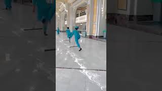 cleaning haram pak ll makkah my video 😘🥰🥰