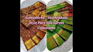 Elampillai Bridal Silk Sarees //Samuthirka Vasthrakala Style Pure Silk Sarees Collections