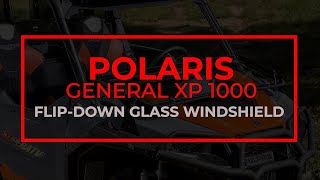 How to Install SuperATV's Flip Down Glass Windshield on the Polaris General XP 1000