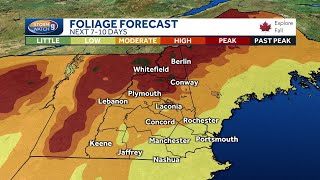 New Hampshire foliage map: Colors starting to break out in northern areas