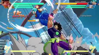 Broly combo 2 dragon ball fighterz