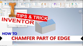 Inventor How To Chamfer Part Of Edge