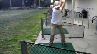 LEFT handed Driver swing!