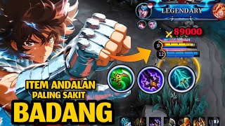 BADANG TOP GLOBAL - BUILD TERSAKIT BADANG -MOBILE LEGENDS