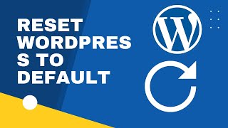 How to Reset wordpress to default Bangla