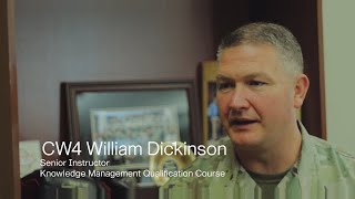 What makes a successful Knowledge Management Program? with CW4 William Dickinson