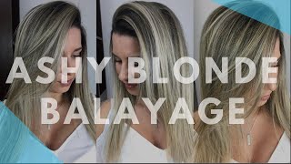 BALAYAGE RUBIO CENIZO ESFUMADO  CON OLAPLEX  CORRECCIÓN DE COLOR