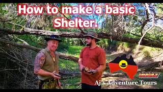 "How to Build a Basic A-Frame Shelter in the Wild: A Step-by-Step Guide to Staying Safe.