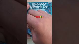 💥$500,000 WINTER ICE!💥 YES🤣 #winner #scratchcards #lottery #viral #boom #michiganlottery #funny #yes