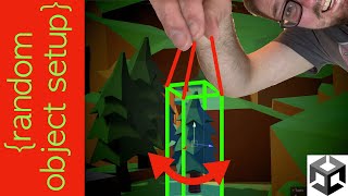Simple C# Code to Randomise & Rotation Unity Objects - trees & rocks