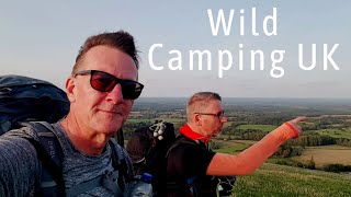 Wild Camping In English Woodland On A Windy Hill | Wild Camping England | Camping Wild | MSR Elixir