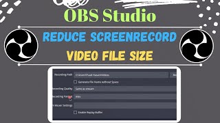 How to Reduce OBS Video File Size Without Losing Quality A Step-by-Step (Bangla)। Troubleshooting