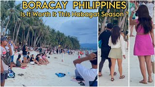 BORACAY Philippines | Habagat Is Here | White Beach Station 1 - 2 Walktour | Today June 18 2024