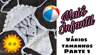 🌼 Maiô infantil - vários tamanhos - Parte 1