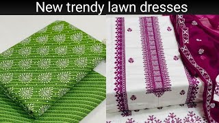 Top Trendy lawn & cotton dress design |Dress designing ideas|Latest Printed lawn dress design 2024