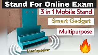 How To Make Mobile Stand At Home | Stand For Online Exam | How To Make Mobile Stand |