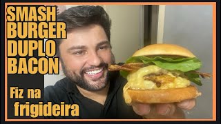 Smash burger | fiz na frigideira!