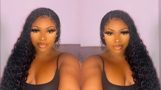 Waterwave U-Part Wig Tutorial | How To Blend Natural Hair | SupernovaWig 🌊