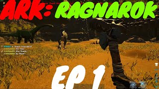 ARK SURVIVAL EVOLVED RAGNAROK - GETTING STARTED with my duo(Ep1 co-op)