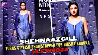 Shehnaaz Gill Turns Stylish Showstopper For Diksha Khanna @LFW2024