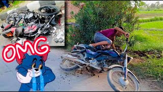 Road accident live | funny bike fails accident | road accidents funny