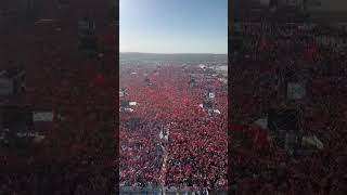 #شاهد | بدعوة من الرئيس التركي ‎#أردوغان تجمع جماهيري مليوني في ‎إسطنبول دعماً لـ ‎#فلسطين