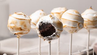 Campfire S'Mores Cake Pops Recipe