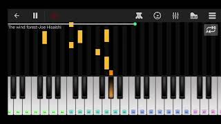 Joe Hisaishi - The Wind Forest | Easy Mobile Piano Tutorial