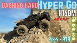 MJX HYPER GO RC CAR H16BM - Bashing in a pile of rocks Amazon Best Seller