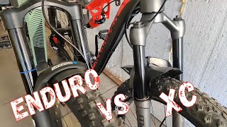 xc100s vs kross moon 1.0 | XC vs Enduro parametry