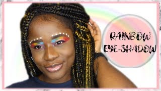 PRIDE RAINBOW EYE MAKE UP LOOK