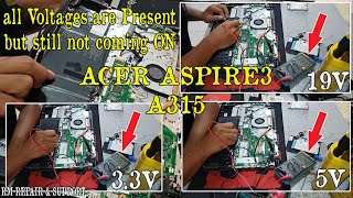 ACER ASPIRE3 A315 NO POWER FIX l COMMON ISSUE OF ACER