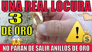 DETECCION EXTREMA ¡¡3 ANILLOS DE ORO!! RELOJ y muchos MAS UNA REAL LOCURA!!! CON DETECTOR DE METALES