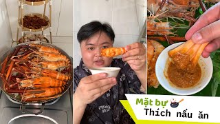 Thơm ngon tôm càng xanh hấp muối mời mọi người nhen 😍❤️|Mặt Bự Thích Nấu Ăn