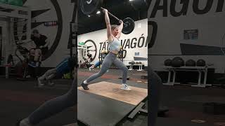 56 kg no hook clean and jerk