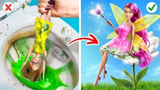 Doll is bullied | From Barbie Doll to Fairy Doll Makeover!