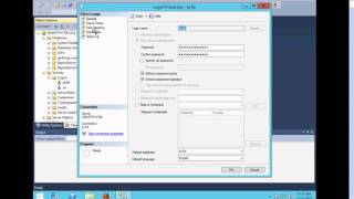 Change grant access database microsoft SQL server 2012 Management Studio video guide