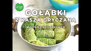 Najlepsze Gołąbki z Kaszą Gryczaną w sosie pieczarkowym. Jak zrobić wegetariańskie gołąbki?