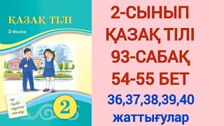 2-СЫНЫП | ҚАЗАҚ ТІЛІ | 93-САБАҚ | ЖАЛҚЫ ЕСІМ ЖӘНЕ ЖАЛПЫ ЕСІМ