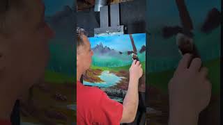 New Landscape Painting! Full length video on my channel!