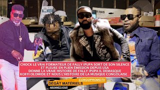 CHOCK LE VRAI FORMATEUR DE FALLY IPUPA SORT DE SON SILENCE ET PLEURE EN PLIEN ÉMISSION DEPUIS USA