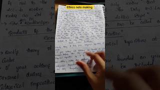 Ethics note making📚📖|IAS motivation(UPSC)|#upscmotivation #upsc #iasmotivation