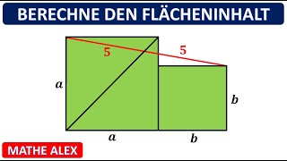 Berechne den Flächeninhalt der Quadrate | Flächeninhalt Quadrat | Geometrie Rätsel | Mathe Alex