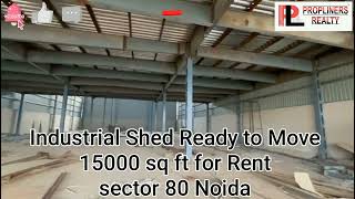 Industrial Shed Phase || 9899930827 Noida Space for Rent Sector 80 Factory  #factoryspaceinnoida